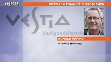 RTL Z Nieuws Woonbond: Vestia nam behoorlijke risico's met rentebeleid