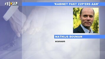 RTL Z Nieuws Mathijs Bouman: ZZP'ers tot modaal betalen nog minder belasting dan werknemers