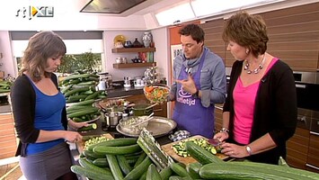 Koffietijd Caspar in de keuken