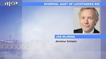 RTL Z Nieuws Schiphol-ceo: belang in luchthaven Rio ook goed voor Schiphol