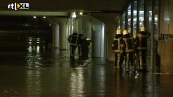 RTL Nieuws Flink wat wateroverlast in zuiden