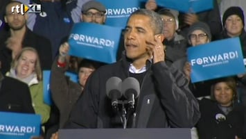 RTL Nieuws Obama in tranen tijdens slotspeech campagne