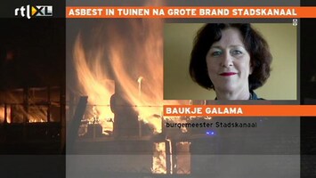 RTL Z Nieuws Veel gedoe rond brand stadskanaal: geen gevaar