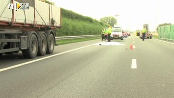 RTL Nieuws Trucker doodgereden op A73 bij Nijmegen