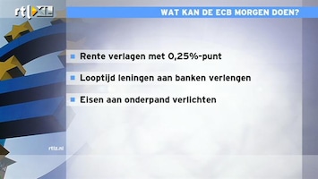 RTL Z Nieuws 15:00 ECB gaat morgen nog niet groter ingrijpen op de obligatiemarkt