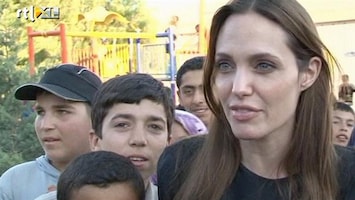 RTL Nieuws Angelina Jolie bij Syrische vluchtelingen