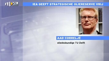 RTL Z Nieuws Deskundige Aad Correljé is verrast door olie-aanbod IEA