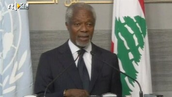 RTL Nieuws Kofi Annan geeft vredesplan Syrië niet op