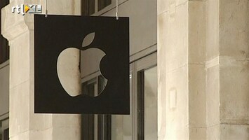 RTL Z Nieuws Teleurstelling over cijfers Apple