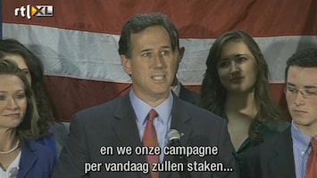 RTL Nieuws Santorum stapt uit presidentsraces VS