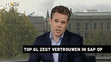 RTL Z Nieuws Partijtop GroenLinks zegt vertrouwen in Sap op