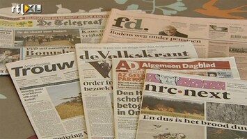 RTL Z Nieuws Slagveld onder kranten zet zich voort: oplages dalen met gemiddeld 3,5%