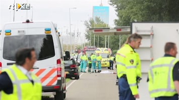 RTL Nieuws Hulpdiensten op de plek van het ongeval