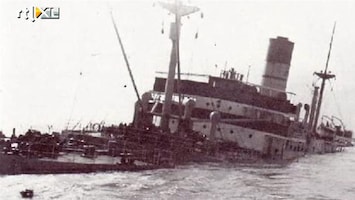 RTL Nieuws Gezonken stoomschip opgedoken van bodem Westerschelde