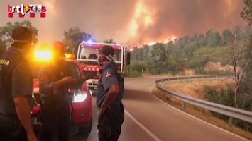 RTL Nieuws Nederlandse vakantiegangers getroffen door bosbrand