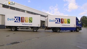 RTL Transportwereld Deli XL met LZV's op de weg