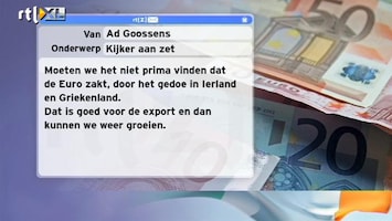 Special: De Kijker Aan Zet KAZ: zwakkere euro is toch goed voor de export?