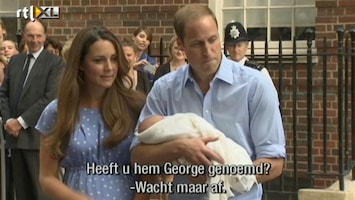 RTL Nieuws 'Heeft u de baby George genoemd?'