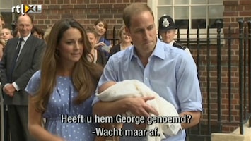 RTL Nieuws 'Heeft u de baby George genoemd?'