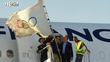 RTL Nieuws Olympische vlag aangekomen in Rio de Janeiro