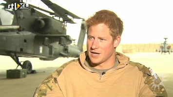 RTL Boulevard Prins Harry geeft interview in Afghanistan