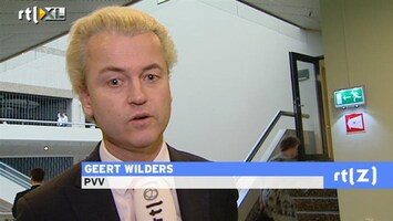 RTL Z Nieuws Wilders: we moeten ons niet bang laten maken over uiteenvallen euro