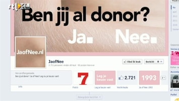 Editie NL Nieuw: Donor worden via Facebook