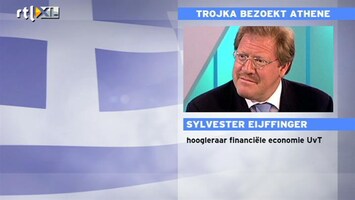 RTL Z Nieuws Eijffinger: willen noordelijke landen nóg een hulppakket voor Grieken afstemmen?