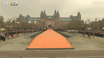 RTL Z Nieuws Gasten komen aan in koninklijk Amsterdam