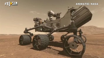 RTL Z Nieuws Verkenner Curiosity maakt eerste foto's van Mars