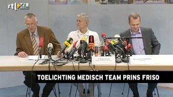 RTL Z Nieuws Toelichting medisch team over Friso