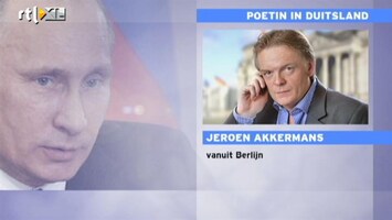 RTL Nieuws Kritiek op Poetin in Duitsland maar zaken belangrijker
