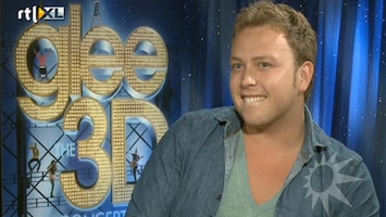 RTL Boulevard Jamai naar Amerika voor interview cast Glee