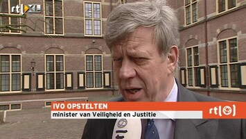 RTL Z Nieuws Minister Opstelten van Veiligheid en Justitie wil dat er een meldkamerorganisatie komt