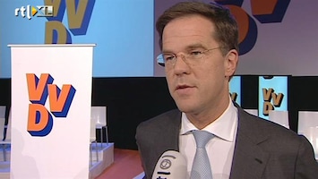 RTL Nieuws Rutte hoopt dat onrust binnen VVD voorbij is