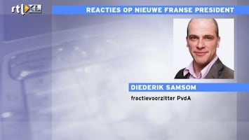 RTL Nieuws Samsom: Nieuwe start Europa met Hollande