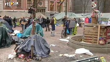 RTL Nieuws Occupy A'dam nog steeds te groot en te vies