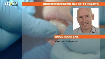RTL Z Nieuws Uw tandarts-rekening wordt niet meer volledig vergoed