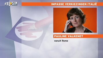 RTL Nieuws 'Samenwerking winnaars Italië niet waarschijnlijk'