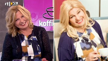 Koffietijd Loretta in De TV Kantine