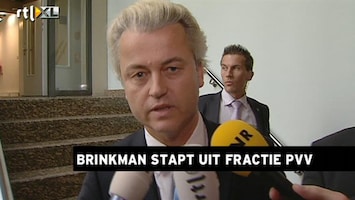 RTL Z Nieuws Wilders: zeer spijtig dat we Brinkman kwijt zijn