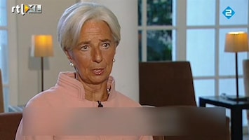 RTL Z Nieuws Lagarde: heel belangrijk dat Nederland in 2013 begrotingstekort terugbrengt tot onder 3%