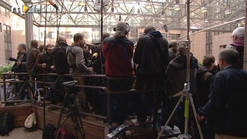 RTL Nieuws Lange zit voor journalisten tijdens Eurotop
