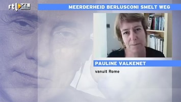 RTL Z Nieuws Berlusconi wil niet uit zichzelf opstappen