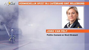 RTL Z Nieuws Gestolen auto zet café in lichterlaaie