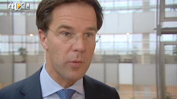 RTL Nieuws Rutte: Tekort is stevig