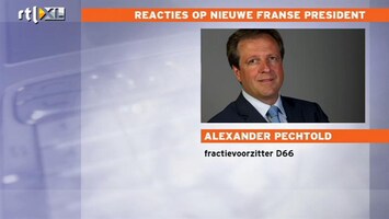 RTL Z Nieuws Politici NL reageren wisselend over premier Hollande