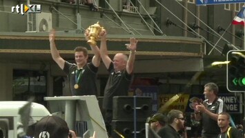 RTL Nieuws 'All Blacks' gehuldigd na WK Rugby