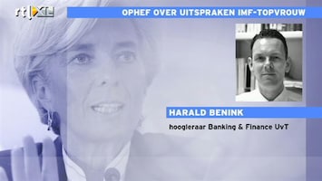 RTL Z Nieuws Hoogleraar Benink: Lagarde heeft gelijk met verhogen kapitaalbasis