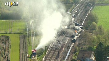 RTL Nieuws Wagons met kankerverwekkende stof ontploft